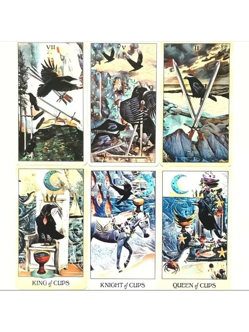 Crow Tarot oracle card deck - Picture 6 of 11